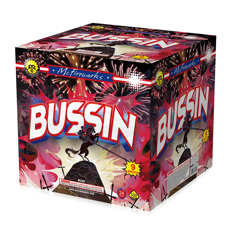 Bussin 9 изстрела 500g торта MC569