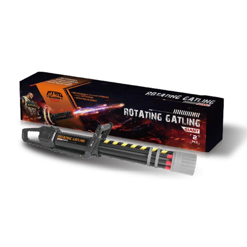 Въртящ се Gatling 375Shots Roman Candle MC007 Изображение
