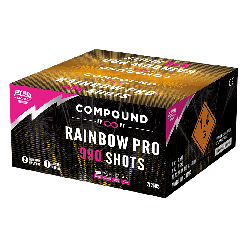 Rainbow Pro 990 снимки римска свещна торта ZF2502