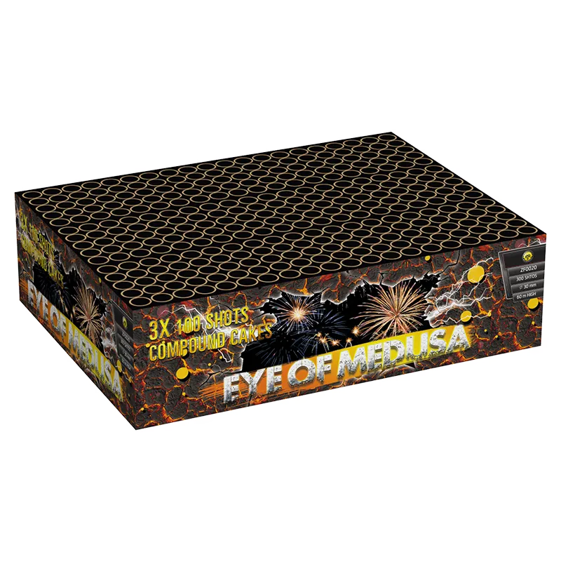 Eye of Medusa 300 изстрела Сложна торта ZF0020