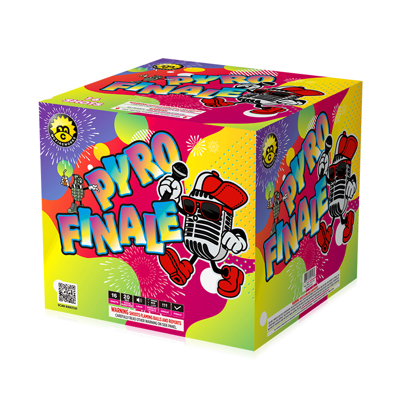 Pyro Finale 16 снимки 500g торта асортимент MC517